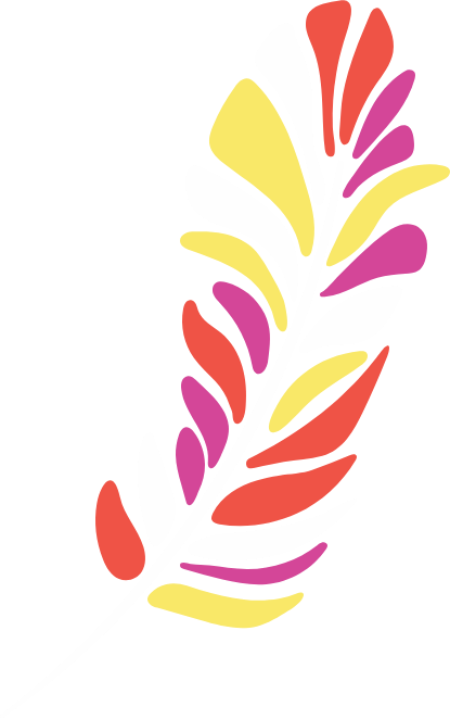 Colored covey flower